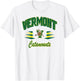 Vermont Catamounts Retro Diamond White Officially Licensed T-Shirt - T-Shirt | White