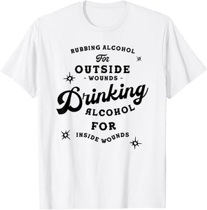 Funny Nick Miller Quote Shirt: Alcohol Saying New Girl Gift T-Shirt - T-Shirt | White