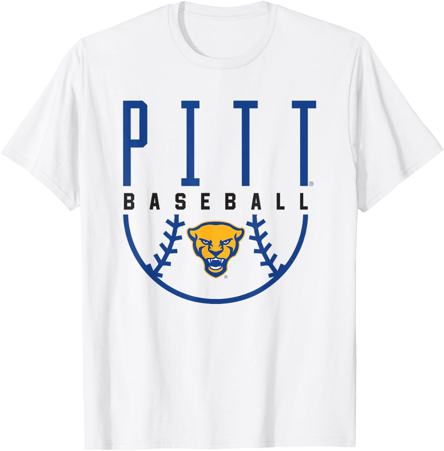University of Pittsburgh Panthers Baseball T-Shirt - T-Shirt | White