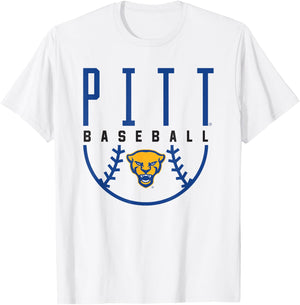 University of Pittsburgh Panthers Baseball T-Shirt - T-Shirt | White