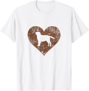 I Love Labrador Shirt Funny Cute Chocolate Dog Owner Gift T-Shirt - T-Shirt | White