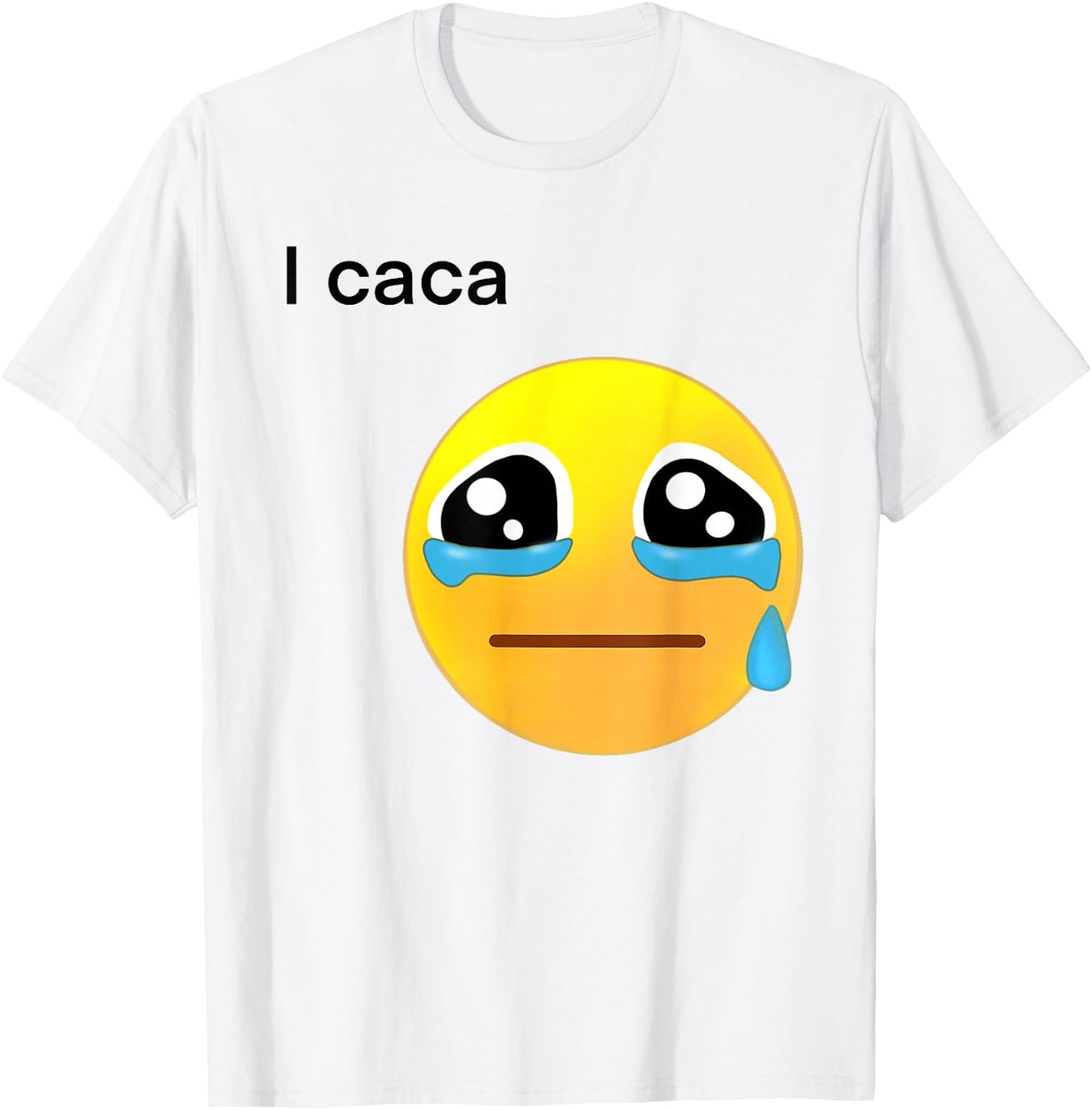 I Caca Icon Cry T-Shirt - T-Shirt | White