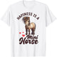 Miniature Horse Mini Horse Pet Tiny Horse Lover Pony T-Shirt - T-Shirt | White