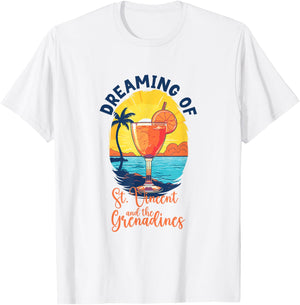 Dreaming of St. Vincent and the Grenadines T-Shirt - T-Shirt | White