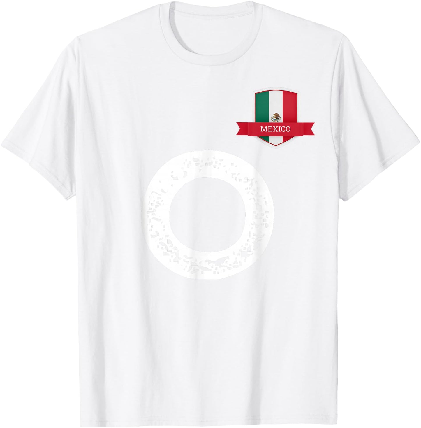 Mexico Man Flag O Mexican Mexico T-Shirt - T-Shirt | White