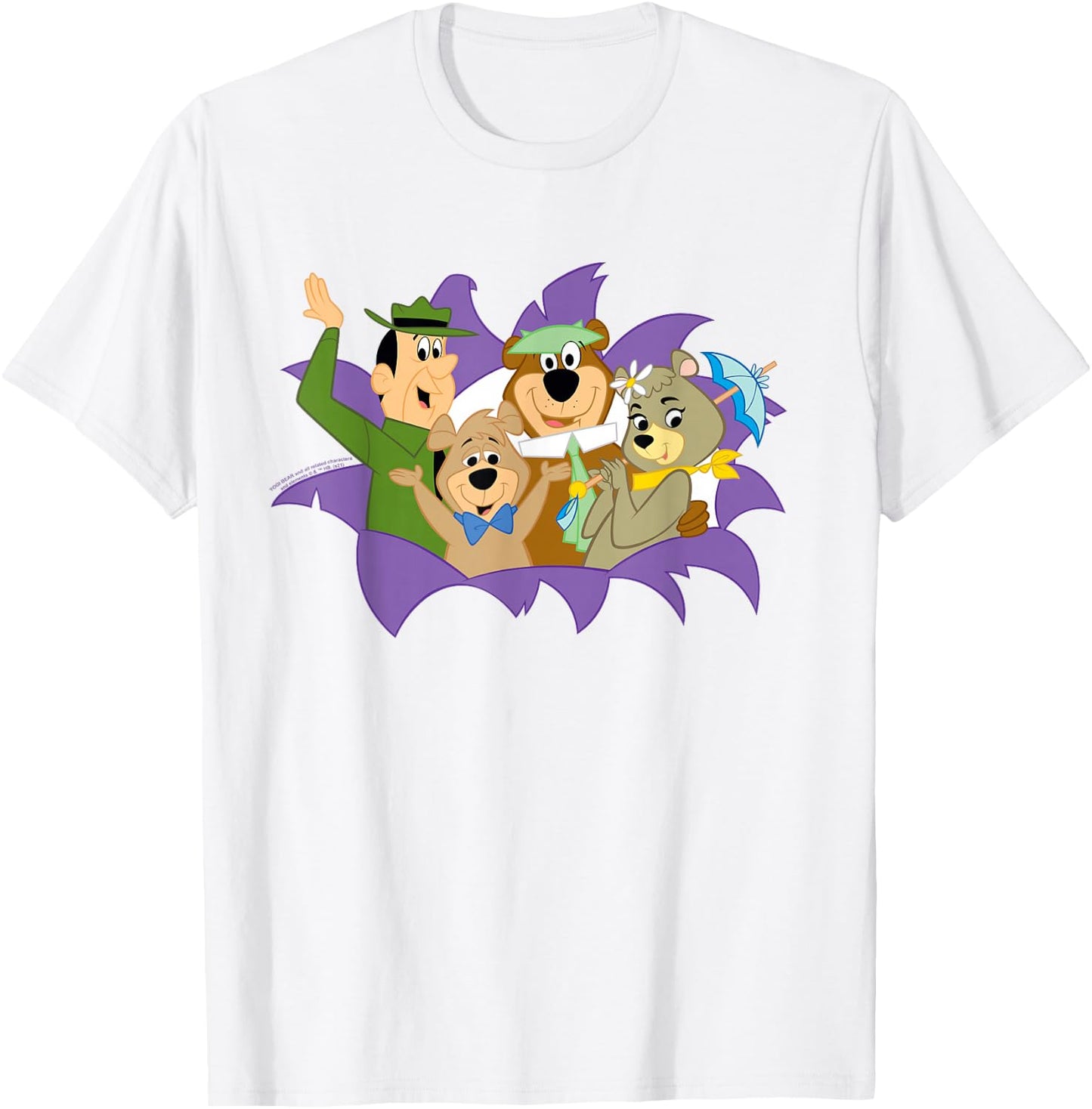 Yogi Bear and Friends That's All Folks T-Shirt - T-Shirt | White