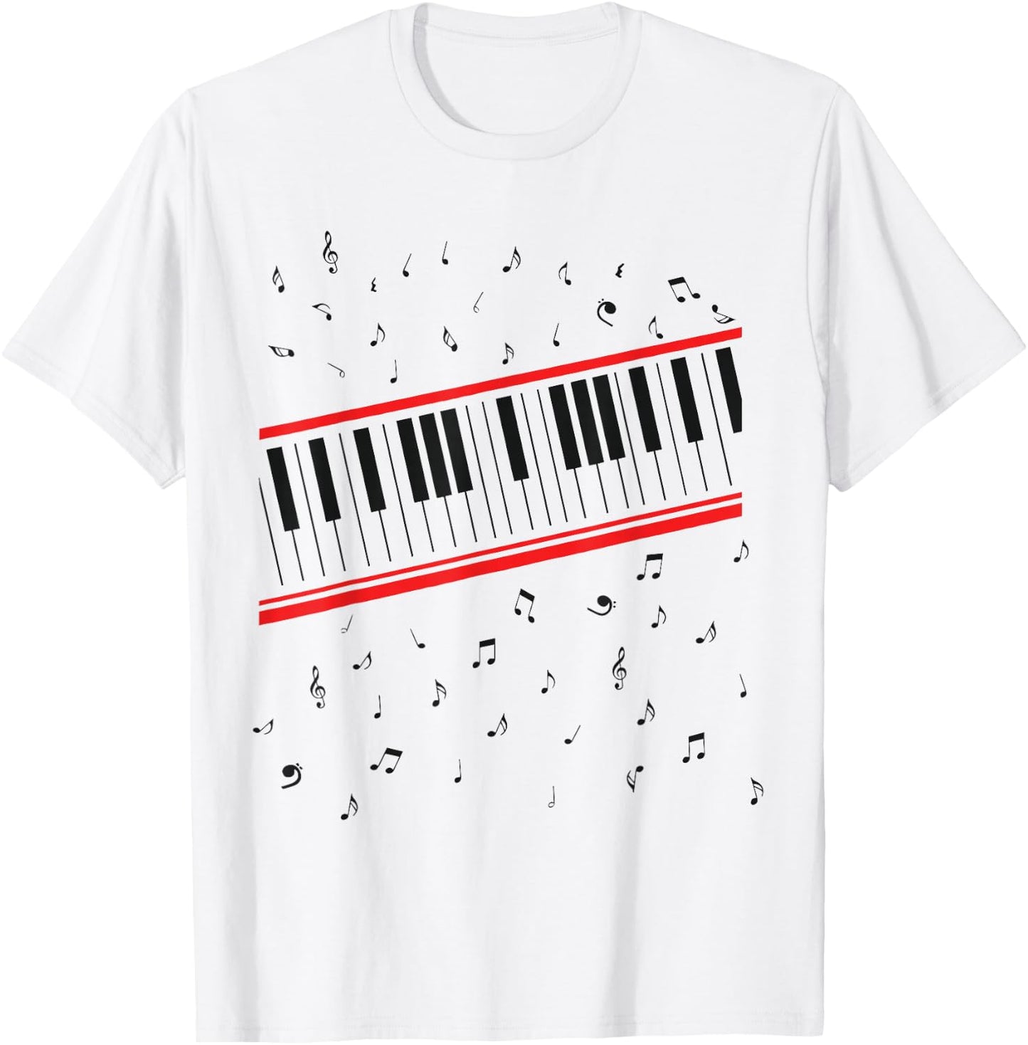 Beat It Piano T-Shirt - T-Shirt | White