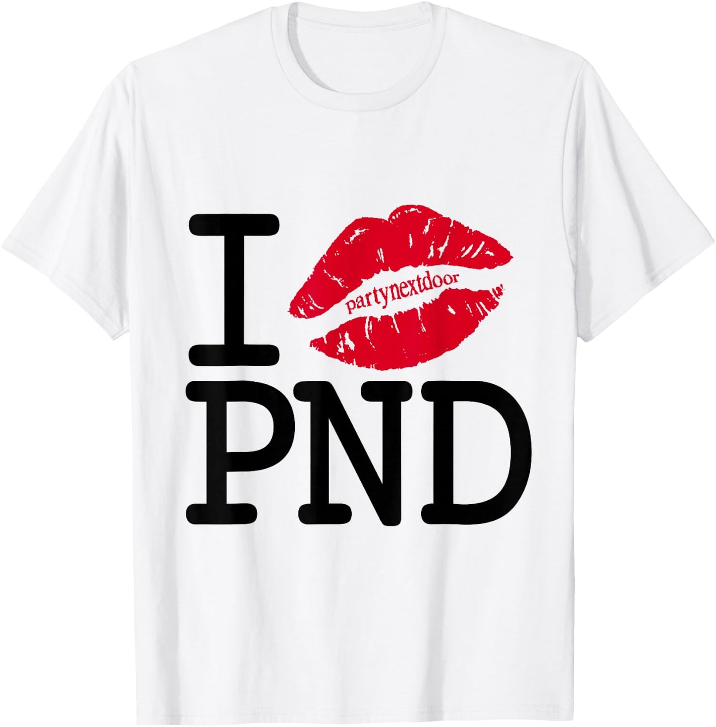 I kiss PARTYNEXTDOOR T-Shirt - T-Shirt | White