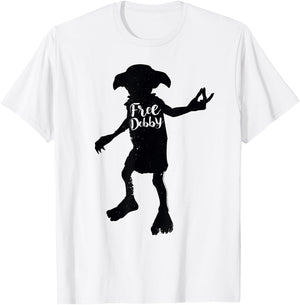 Harry Potter Free Dobby Snap T-Shirt - T-Shirt | White