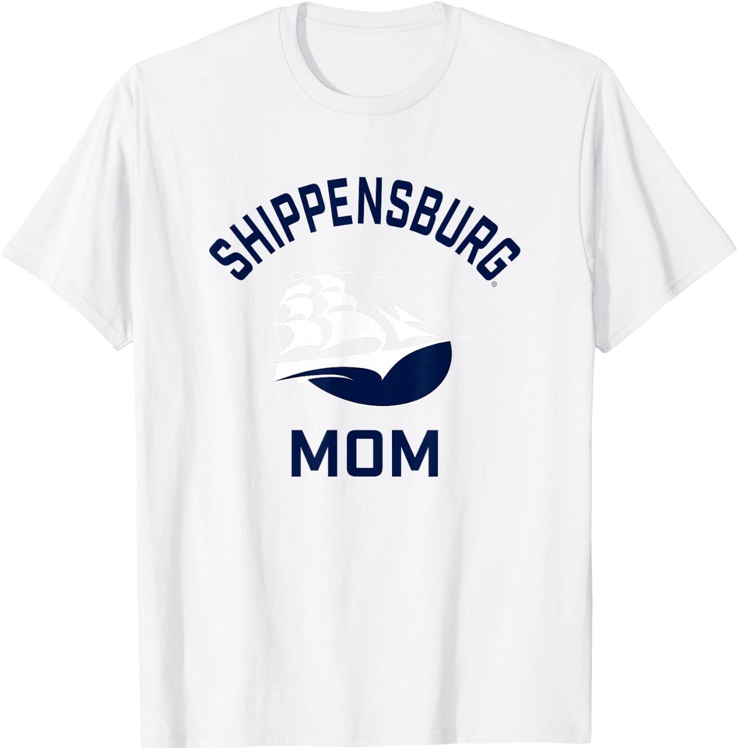 Shippensburg University Raiders Arched Mom T-Shirt - T-Shirt | White