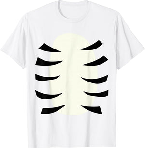 Funny lazy DIY tiger belly costume for halloween party T-Shirt - T-Shirt | White