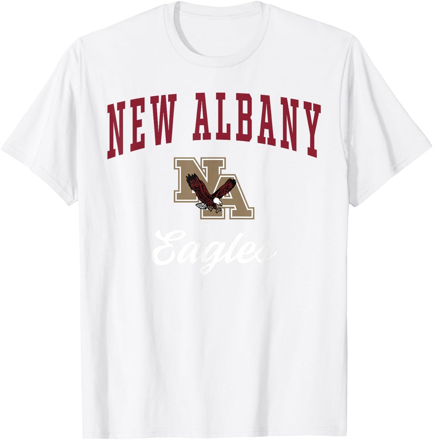 New Albany High School Eagles T-Shirt - T-Shirt | White