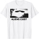 Aliens Exist UFO Sighting Retro Sci-Fi T-Shirt - T-Shirt | White