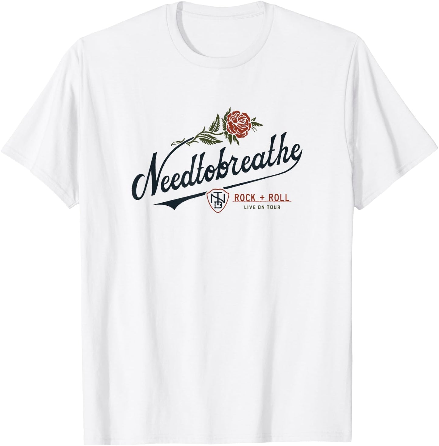 NEEDTOBREATHE Rose T-Shirt - T-Shirt | White