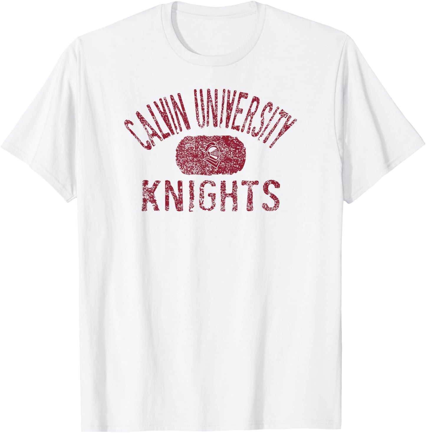 Calvin Knights Vintage Gray Officially Licensed T-Shirt - T-Shirt | White