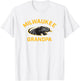 UW Milwaukee Panthers Arched Grandpa T-Shirt - T-Shirt | White