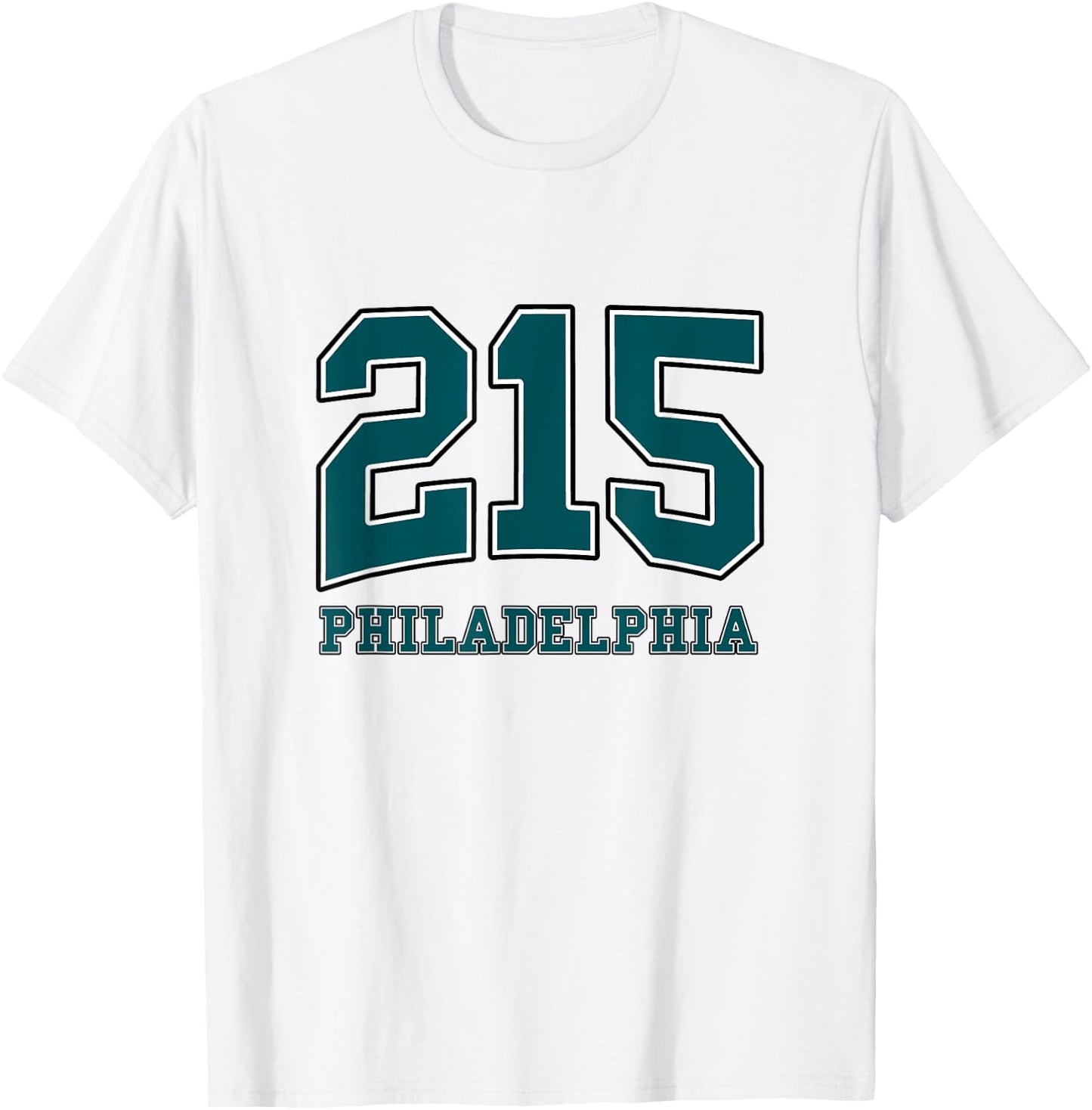 Philadelphia Area Code 215 - Hometown Pride - Classic T-Shirt - T-Shirt | White