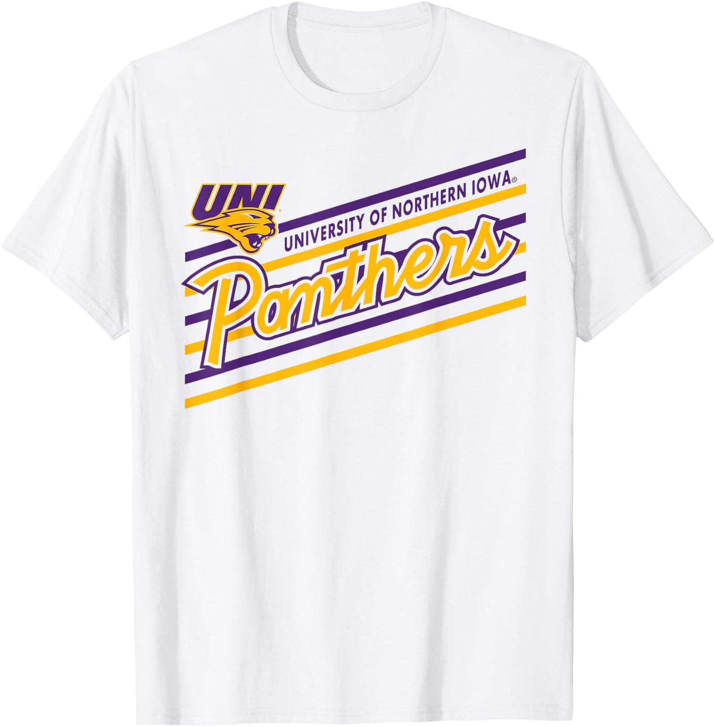 Northern Iowa Panthers Retro Performer White T-Shirt - T-Shirt | White