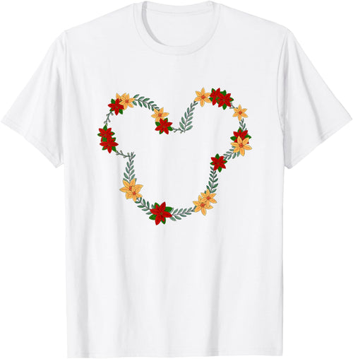 Disney Mickey And Friends December Birth Flower Wreath