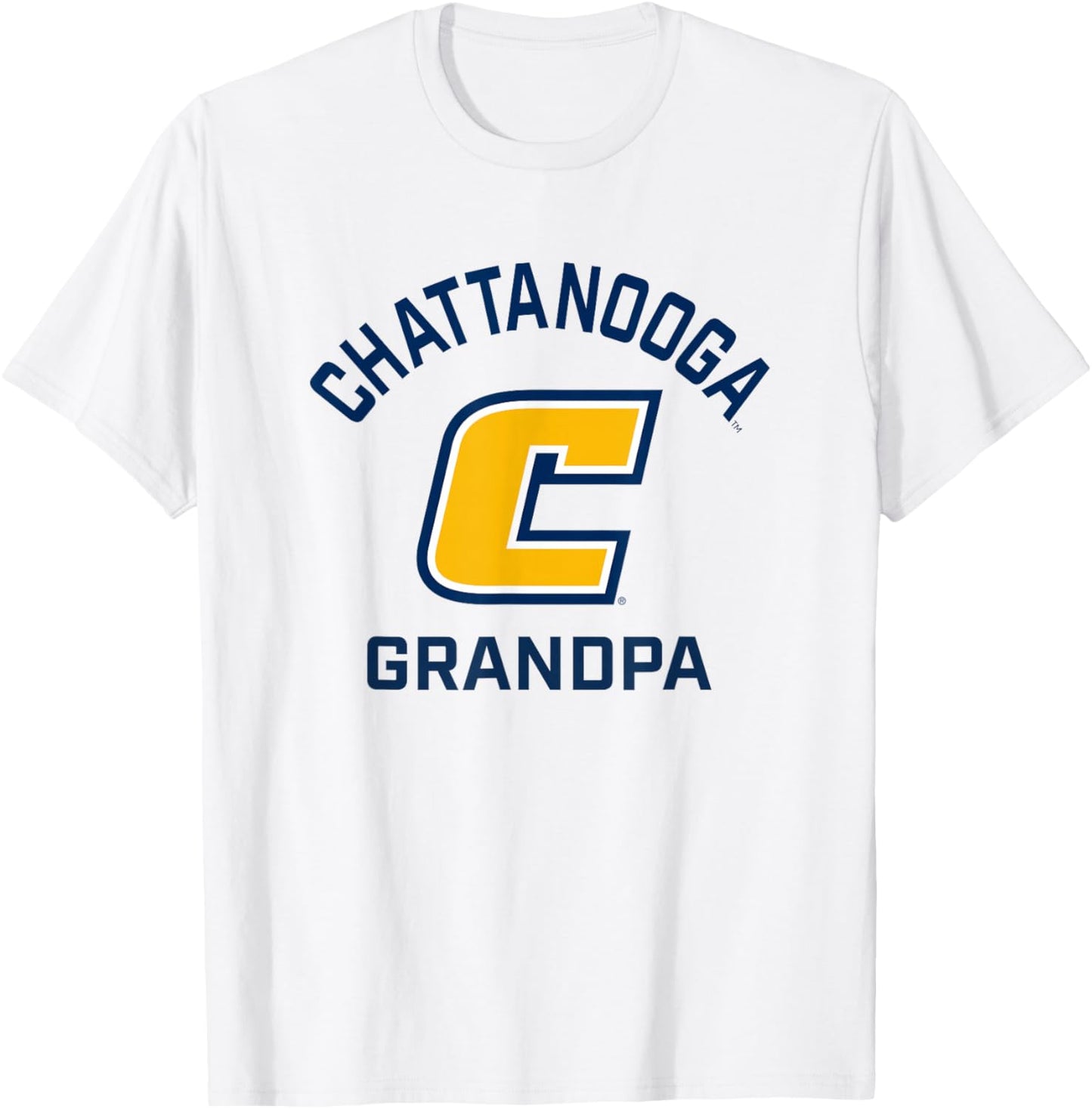 UT Chattanooga UTC Mockingbirds Arched Grandpa T-Shirt - T-Shirt | White
