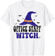 Office Staff Witch Funny Halloween Matching Group Costume T-Shirt - T-Shirt | White