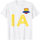 Colombia Human-Flag Letter I and A Colombian T-Shirt - T-Shirt | White