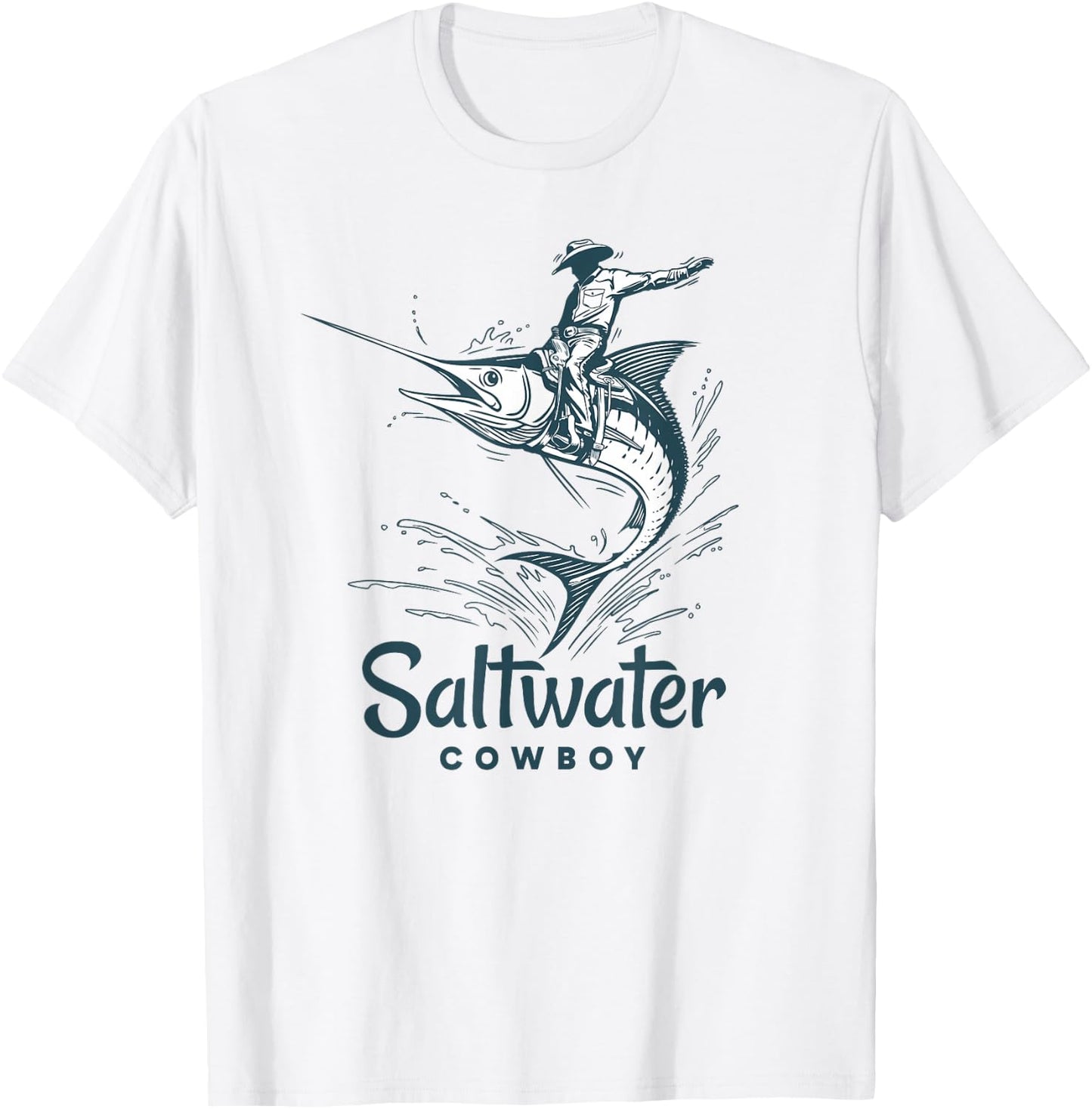 Saltwater Cowboy T-Shirt - T-Shirt | White