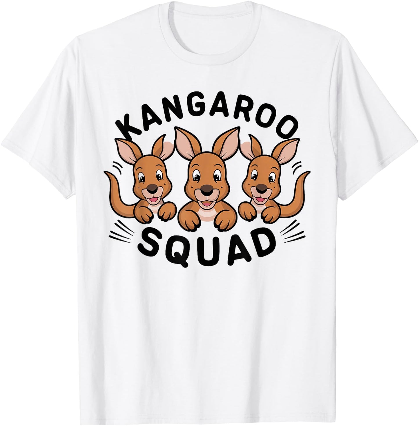 Australian Kangaroo Squad for Aussie | Kids Kangaroo T-Shirt - T-Shirt | White