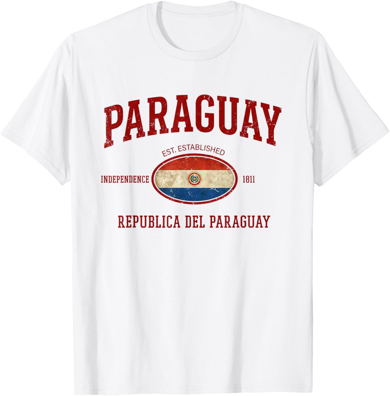 Paraguay Men Women Paraguayan Paraguayo Hispanic T-Shirt - T-Shirt | White