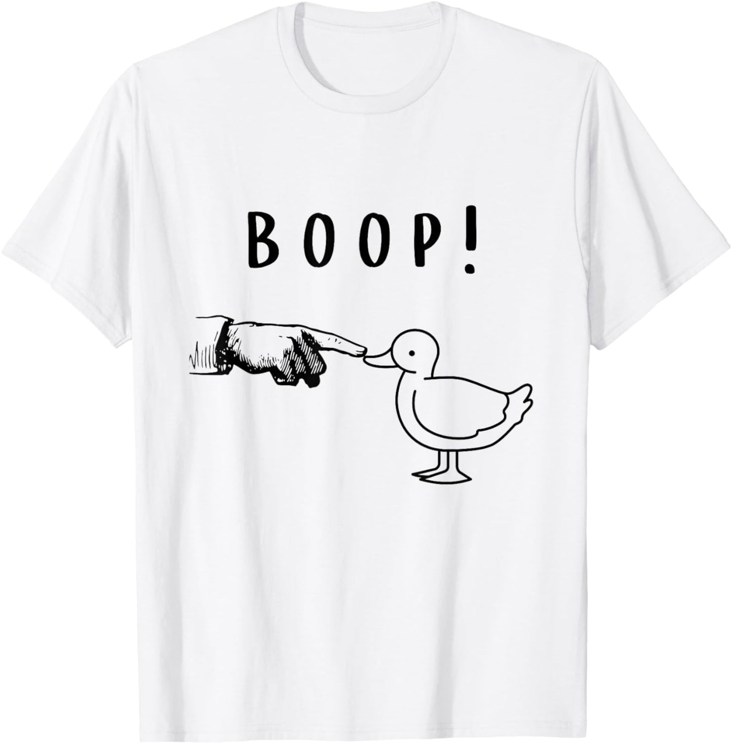 Duck Lover Funny Slogan Beak Boop Waterfowl Fowl Farmer T-Shirt - T-Shirt | White