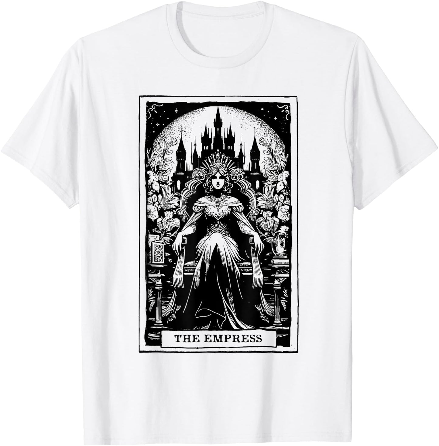 Tarot Card Shirt The Empress Tarot Card Major Arcana T-Shirt - T-Shirt | White