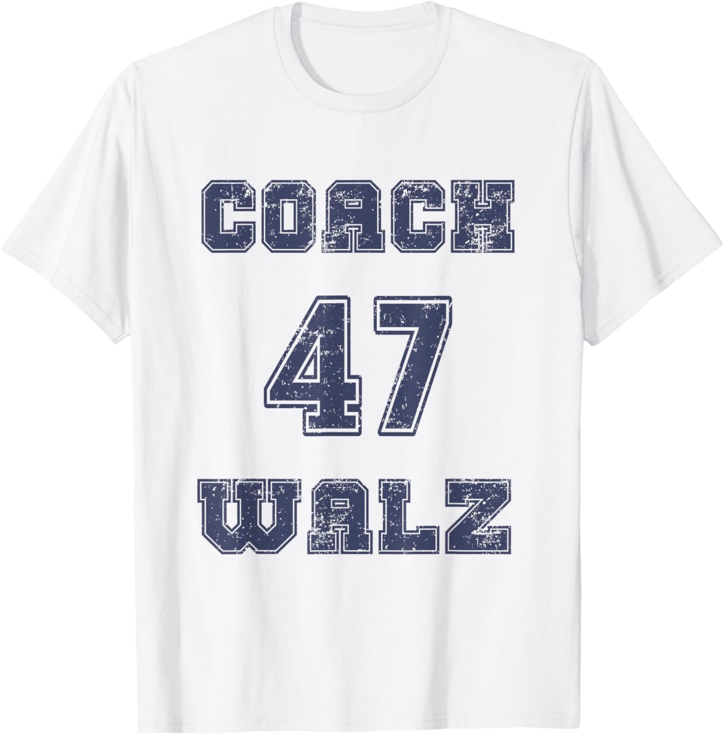 Coach 47 Walz Harris Waltz 2024 T-Shirt - T-Shirt | White