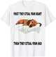 Dachshund Wiener Doxie Sleeping Pajamas Nightgown T-Shirt - T-Shirt | White
