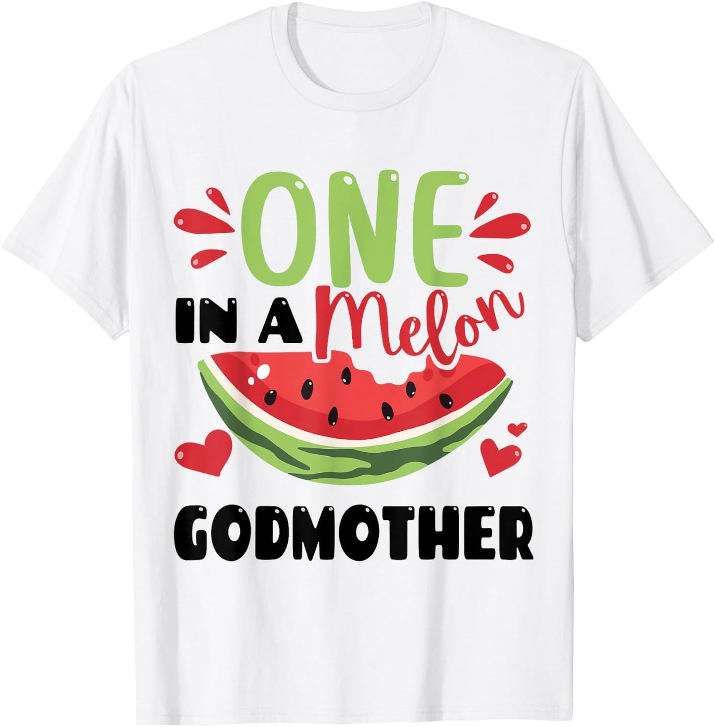 One in a Melon Godmother Summer Birthday Matching Group Women Kids T-Shirt - T-Shirt | White