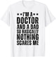 Doctor And A Dad So Basically Funny Physician Dad Doctor T-Shirt - T-Shirt | White