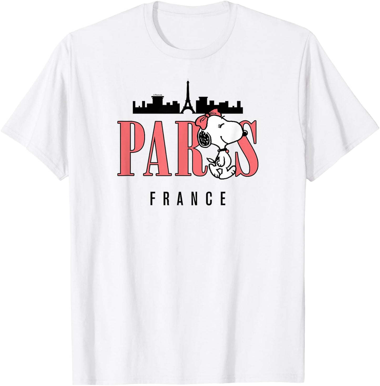 Peanuts - Belle Paris France T-Shirt - T-Shirt | White