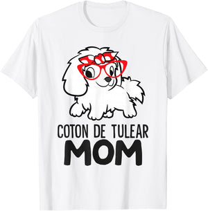 Coton De Tulear Mama Cute Coton De Tulear Mom T-Shirt - T-Shirt | White