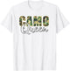Camo Queen Orange Camouflage Women T-Shirt - T-Shirt | White