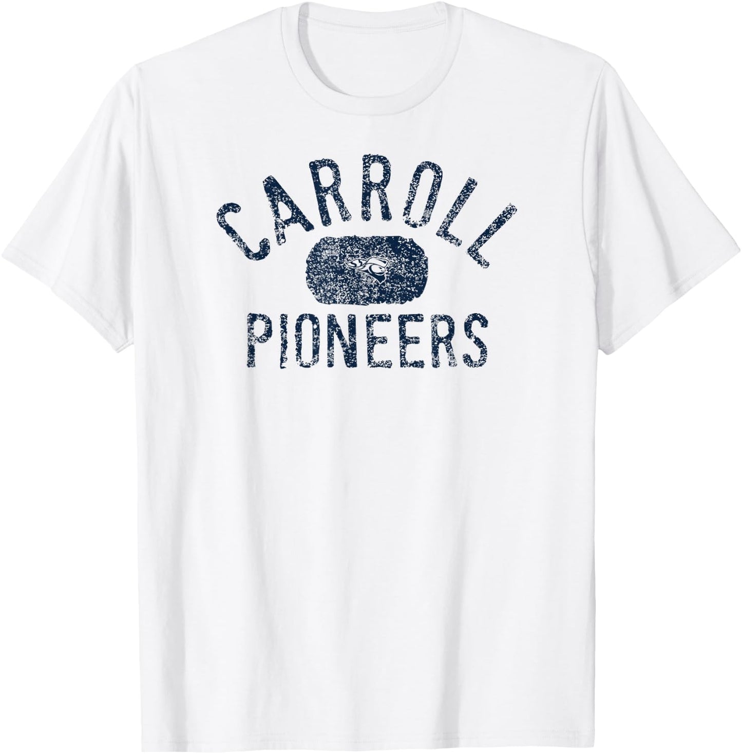 Carroll Pioneers Vintage Officially Licensed T-Shirt - T-Shirt | White