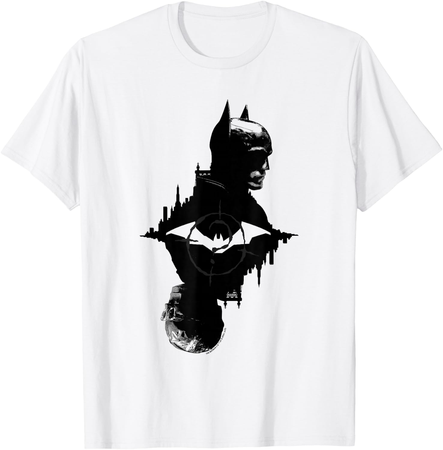 The Batman And The Riddler T-Shirt - T-Shirt | White
