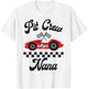 Two Fast Birthday Racing Car Nana Of The Birthday Boy Party T-Shirt - T-Shirt | White