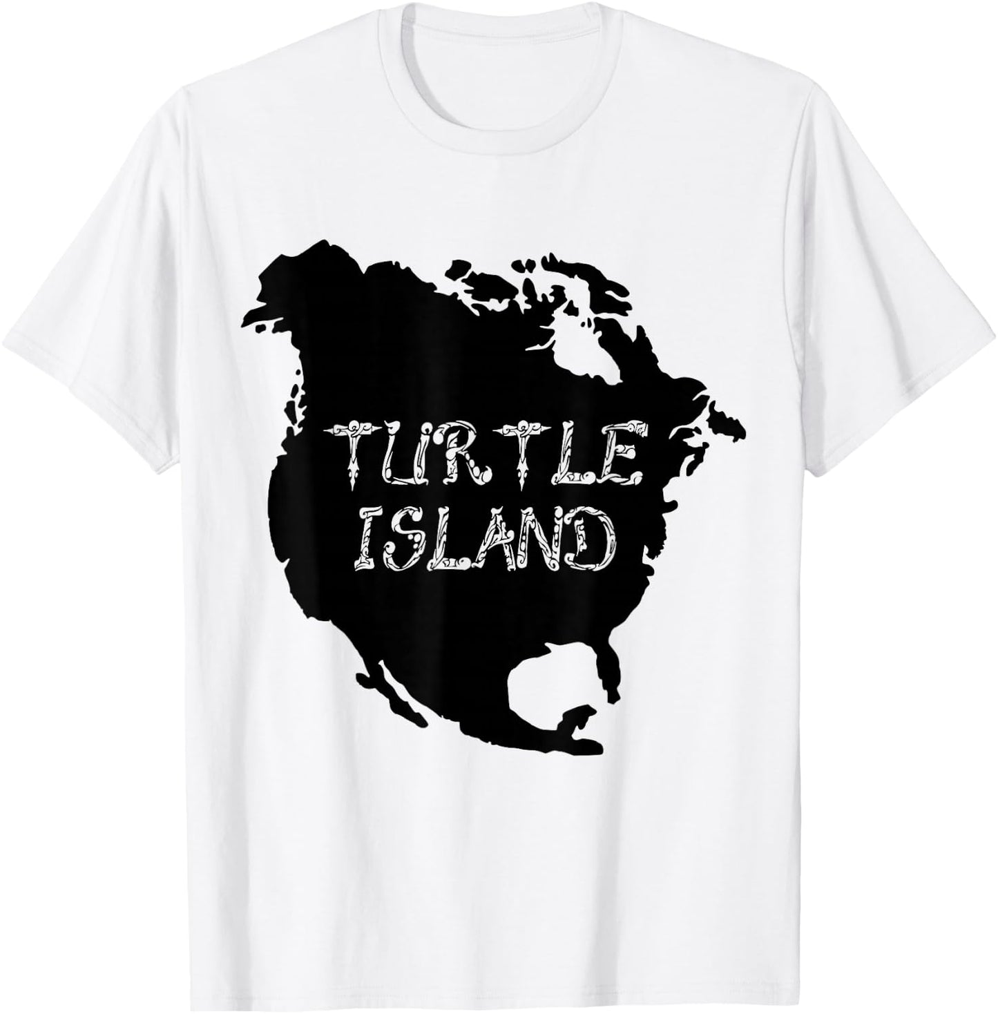 Turtle Island Anishinaabek North America T-Shirt - T-Shirt | White