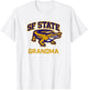 San Francisco State SFSU Gators Arched Grandma T-Shirt - T-Shirt | White
