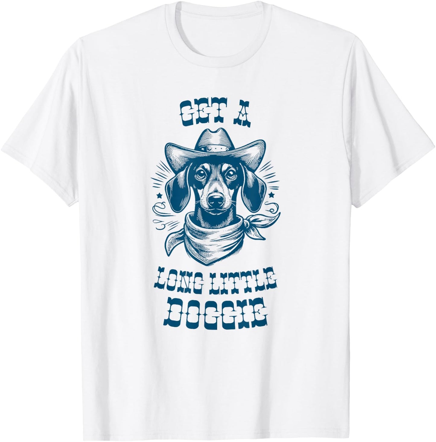 Get A Long Little Doggie 1-MDBL T-Shirt - T-Shirt | White