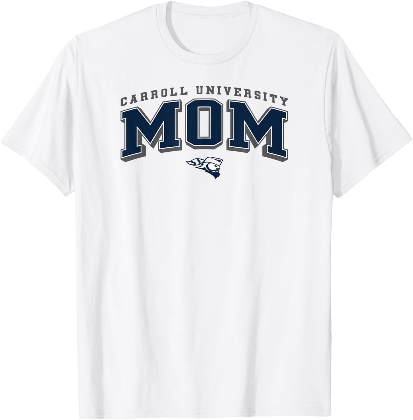 Carroll Pioneers Mom Arch Orange Officially Licensed T-Shirt - T-Shirt | White