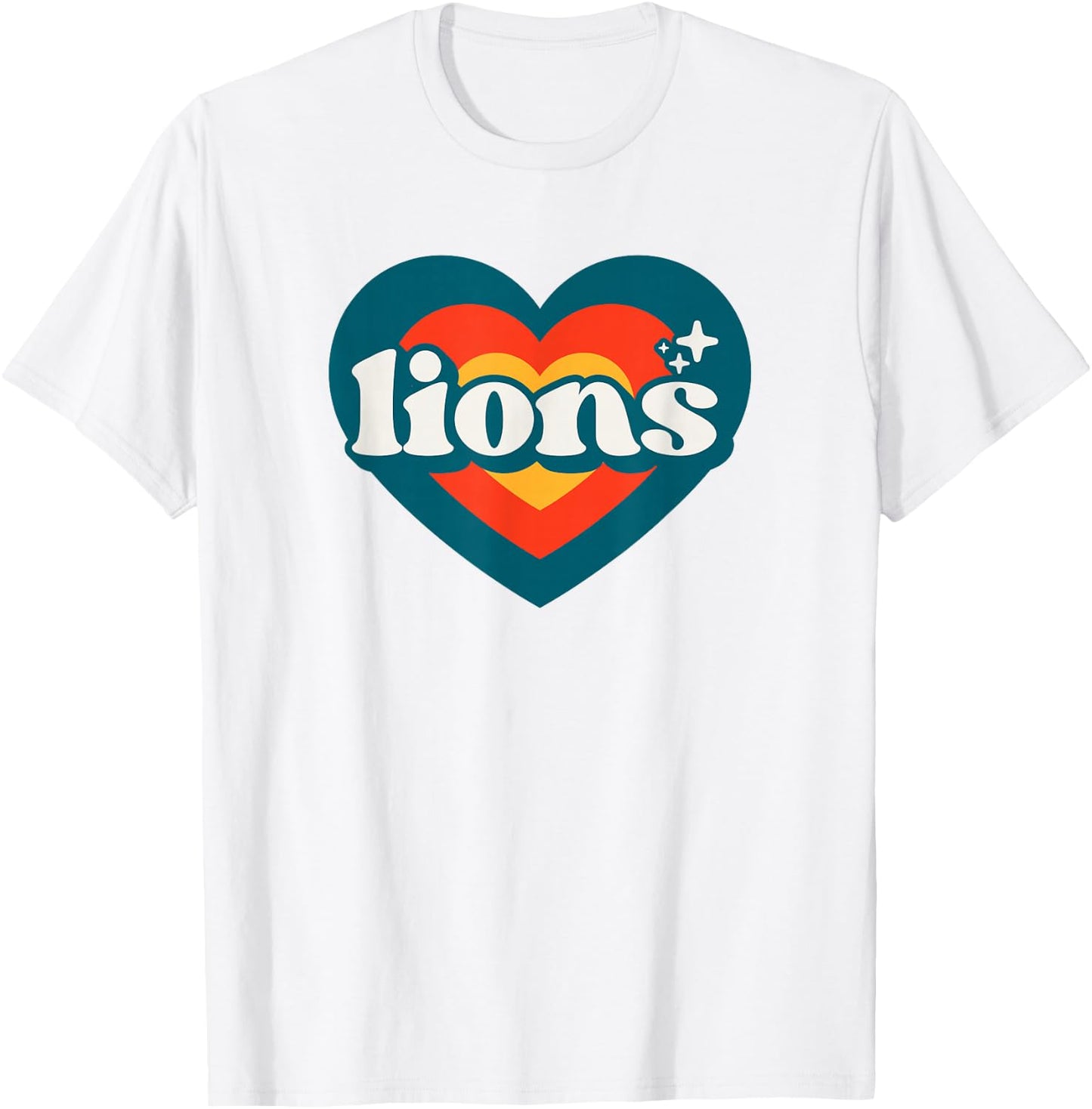 Vintage Lions High School Spirit Go Lions Pride T-Shirt - T-Shirt | White