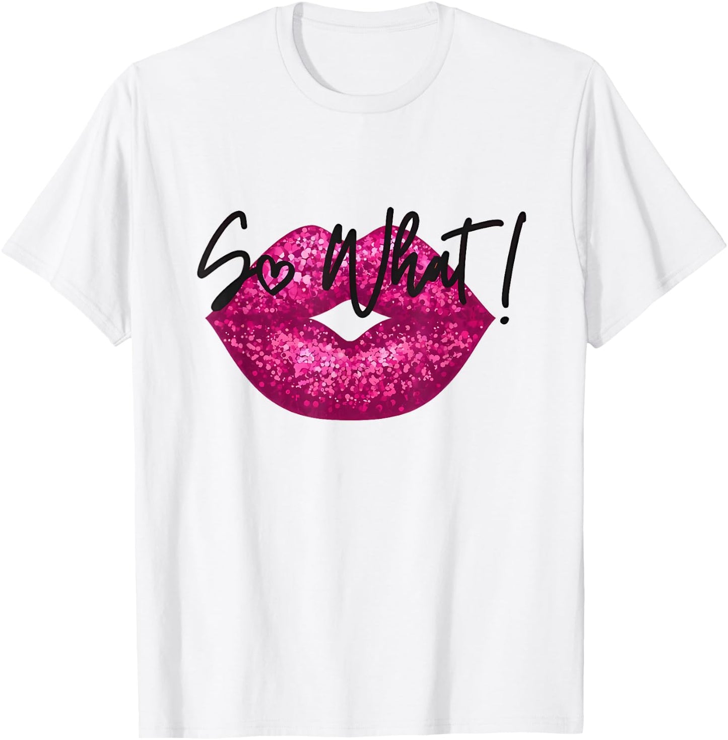 I So What Pink Colors Tour Funny Women Kids T-Shirt - T-Shirt | White