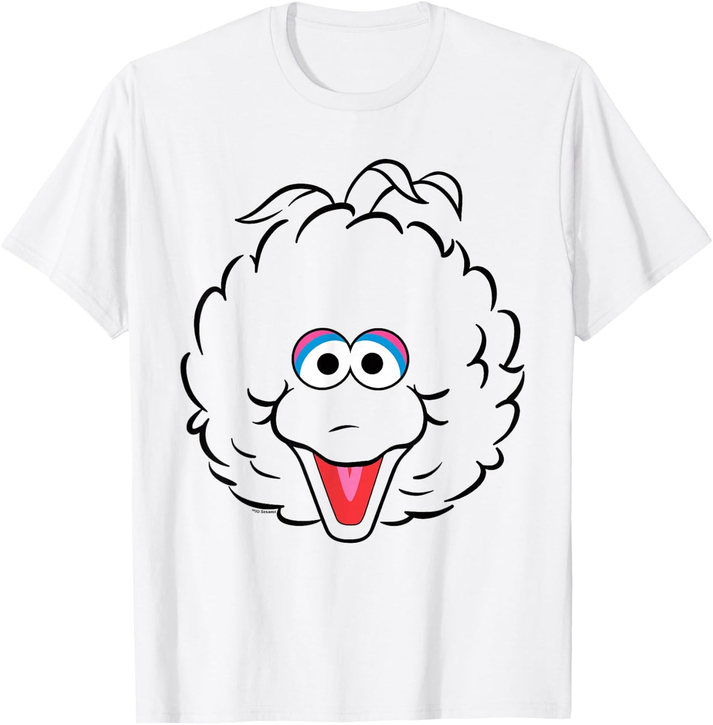 Sesame Street Big Bird Full Face Halloween Costume T-Shirt - T-Shirt | White