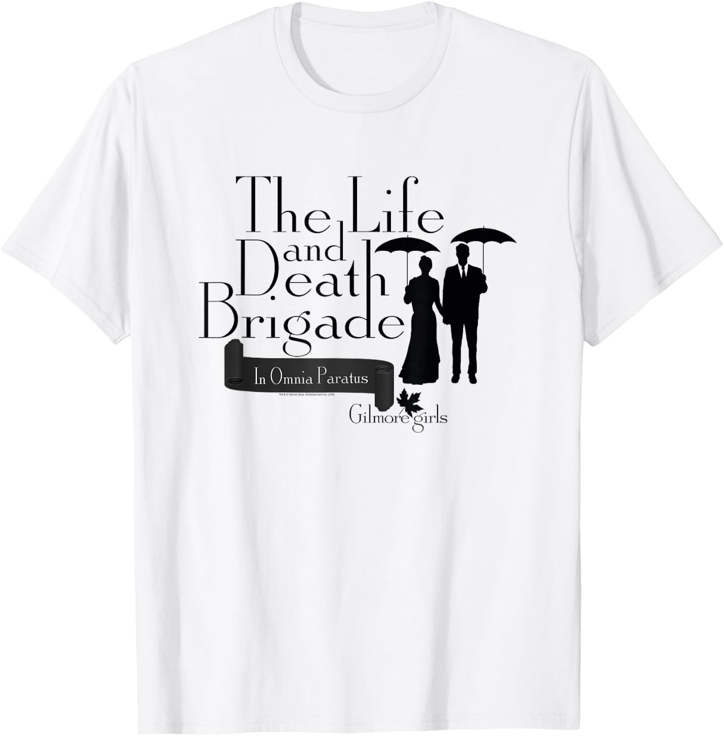 Gilmore Girls The Life and Death Brigade T-Shirt - T-Shirt | White