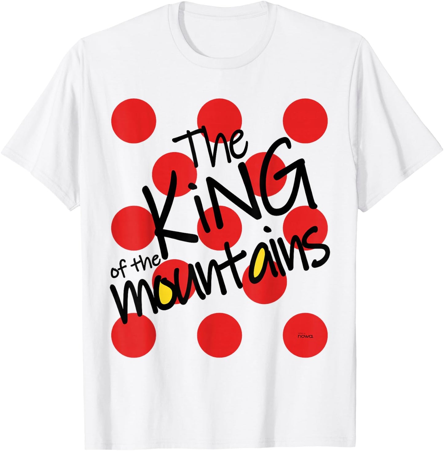 Cycling Racing Bike Bicycle Motivation King of the Mountains T-Shirt - T-Shirt | White